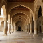 Masjid corridor - Quranic Tarbiyah