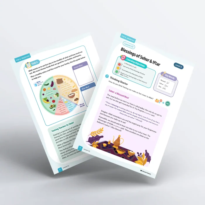 Lesson23-Blessings-Of-Suhur-And-Iftar-L4-Fiqh-Ubudiyyah Page 1 and 3
