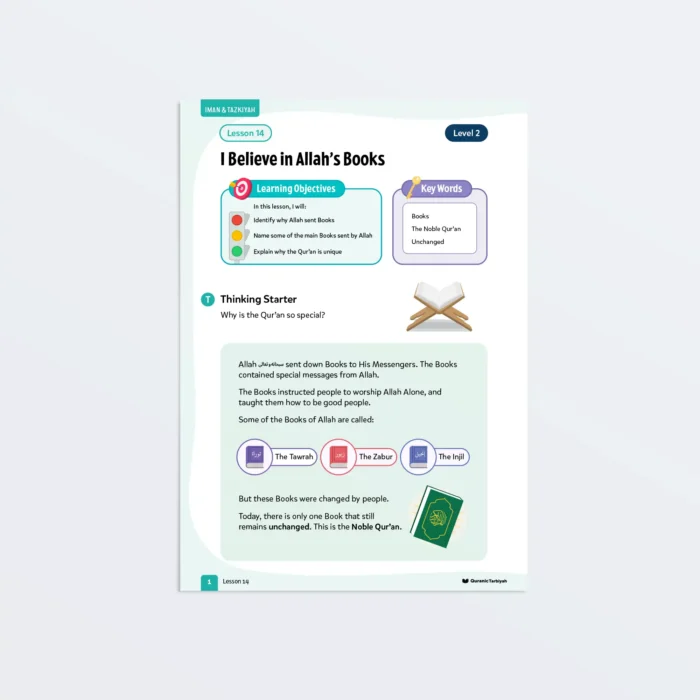 L14-I-Believe-in-Allah's-Books-L2-Iman-Tazkiyah P1 Featured