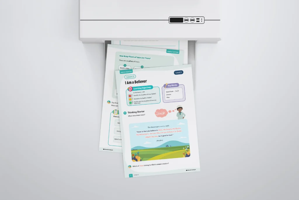 L2-I-AM-a-Believer-L2-Iman-Tazkiyah P1-3 with printer