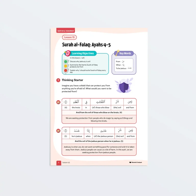 Lesson15-Surah-al-Falaq-Ayahs-4-5-L3-Quran-Tadabbur-P1 Featured-V2