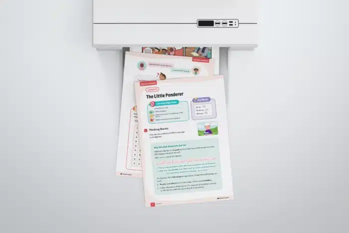 Lesson2-The-Little-Ponderer-L3-Quran-Tadabbur-P1 to P3 with printer-V2