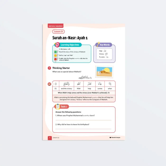 Lesson21-Surah-an-Nasr-Ayah-1-L3-Quran-Tadabbur-P1 Featured-V2