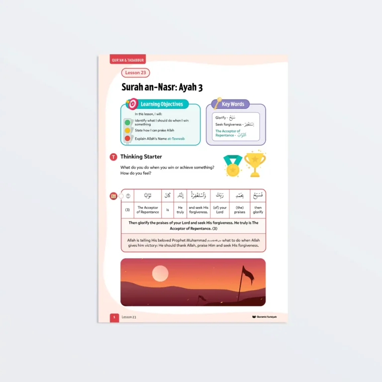 Lesson23-Surah-an-Nasr-Ayah-3-L3-Quran-Tadabbur-P1 Featured-V2
