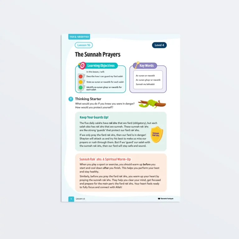 Lesson16-The-Sunnah-Prayers-L4-Fiqh-Ubudiyyah Page1 Featured
