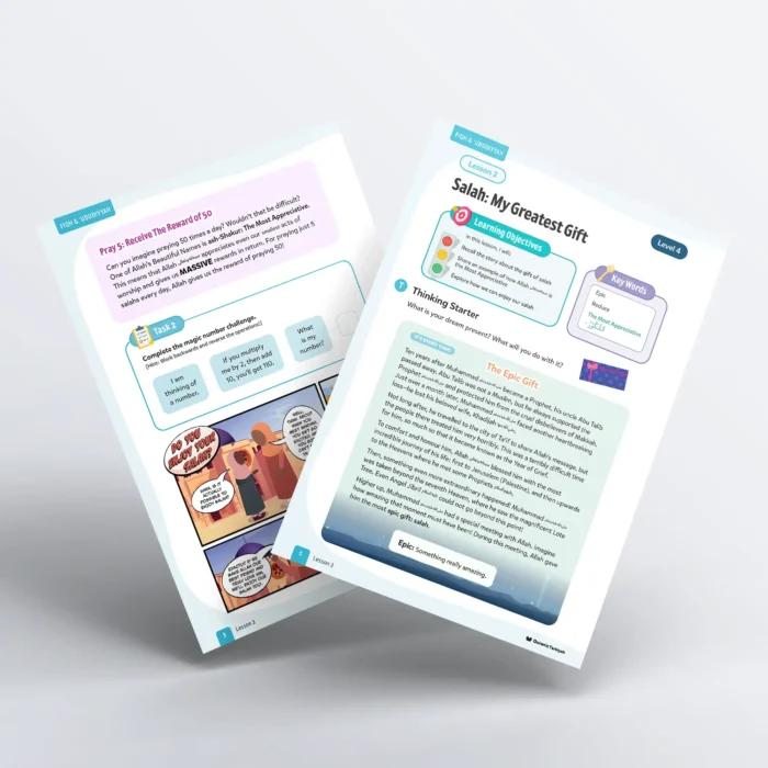 Lesson2-Salah-My-Greastest-Gift-L4-Fiqh-Ubudiyyah-Page 1 and 3