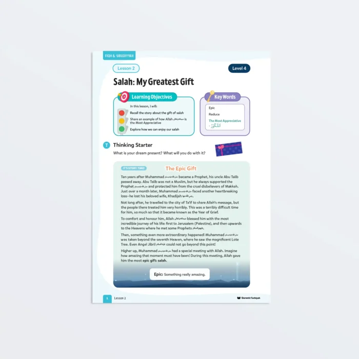 Lesson2-Salah-My-Greastest-Gift-L4-Fiqh-Ubudiyyah-Page1 Featured