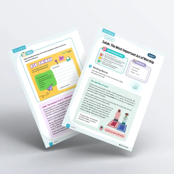 Lesson3-Salah-The-Most-Important-Act-Of-Worship-L4-Fiqh-Ubudiyyah-Page 1 and 3