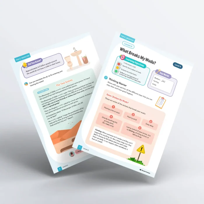 Lesson6-What-Breaks-My-Wudu-L4-Fiqh-Ubudiyyah Page 1 and 3