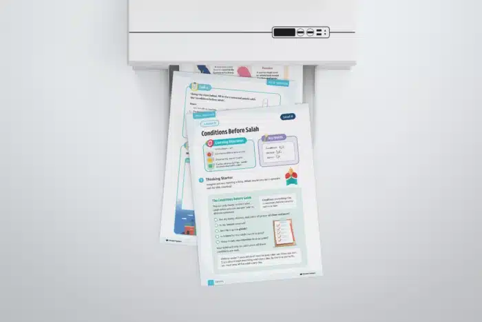 Lesson9-Conditions-Before-Salah-L4-Fiqh-Ubudiyyah Page 1 to 3 with printer