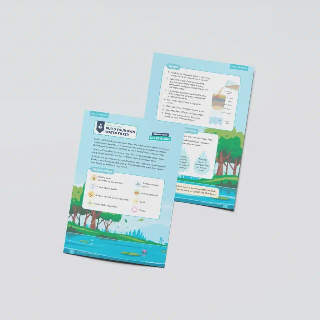 Build-Your-Own-Water-Filter-L4-Fiqh-Ubudiyyah-Activity Both pages
