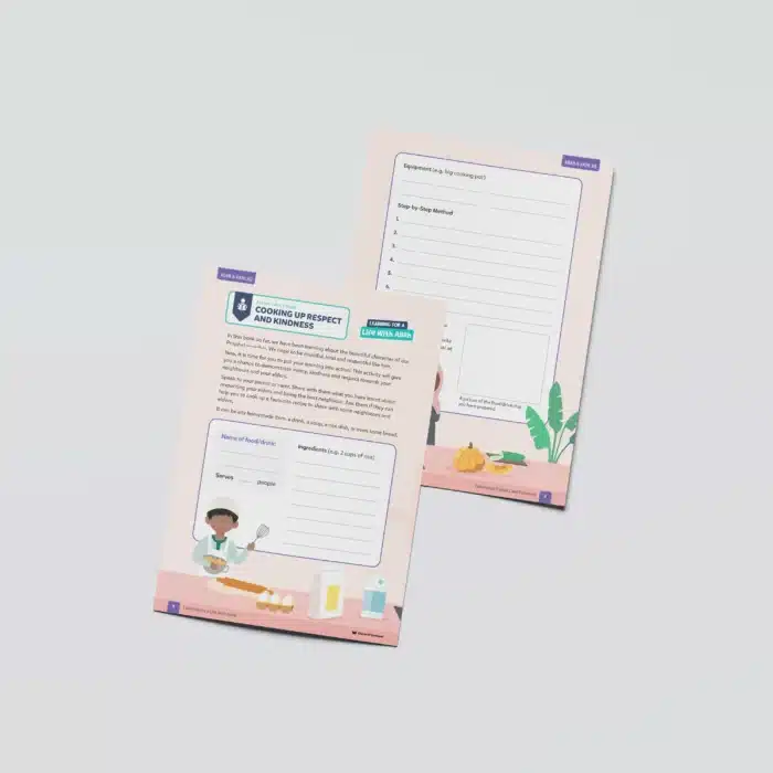 Cooking-Up-Respect-and-Kindness-L3-Adab-Akhlaq-Both-pages