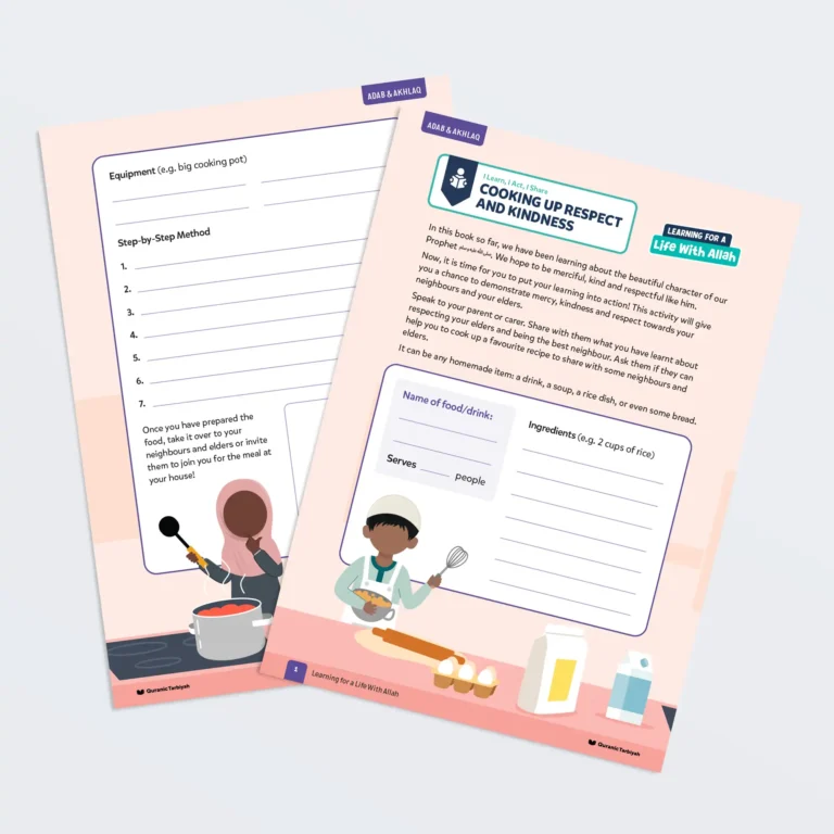 Cooking-Up-Respect-and-Kindness-L3-Adab-Akhlaq-Both-worksheets