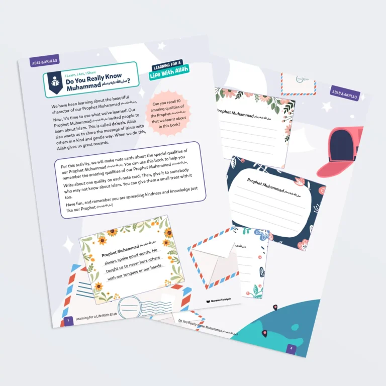 Do-You-Know-Muhammad-SAW-L3-Adab-Akhlaq-Activity-Both-pages-featured