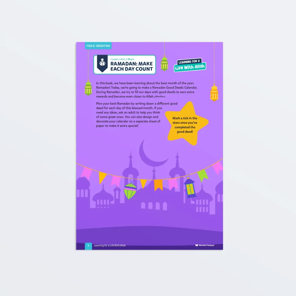 Ramadan-Make-Each-Day-Count-L4-Fiqh-Ubudiyyah-Activity-Page1 Featured