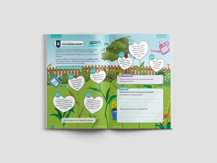 The-Shining-Heart-L3-Iman-Tazkiyah-Activity Both page-Book