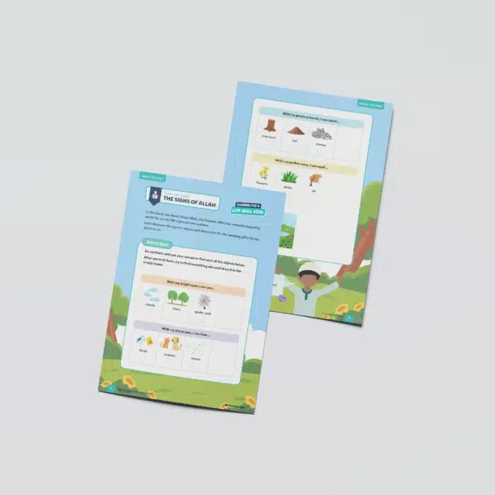 The-Signs-of-Allah-L2-Iman-Tazkiyah-Activity Both pages