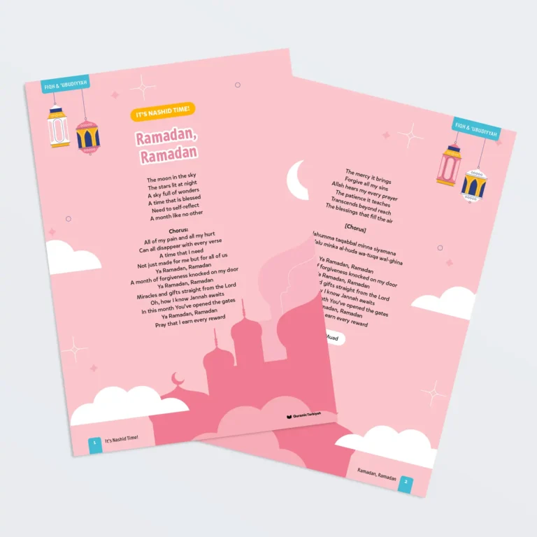 Ramadan, Ramadan 6 Nashid-Time-Ramadan-Ramadan-L5-Fiqh & Ubudiyyah-Both-pages-Featured