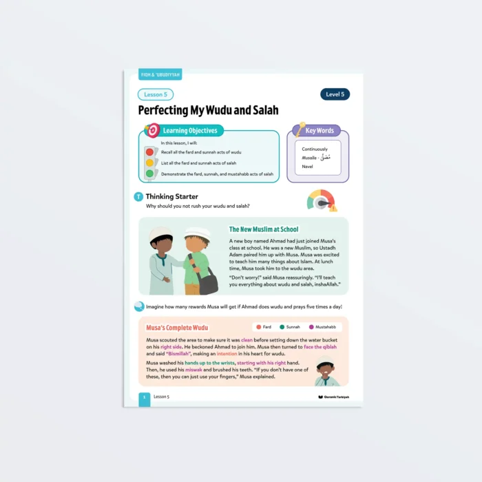 Lesson5-Perfecting-My-Wudu-And-Salah-L5-Fiqh-Ubudiyyah-P1 Featured