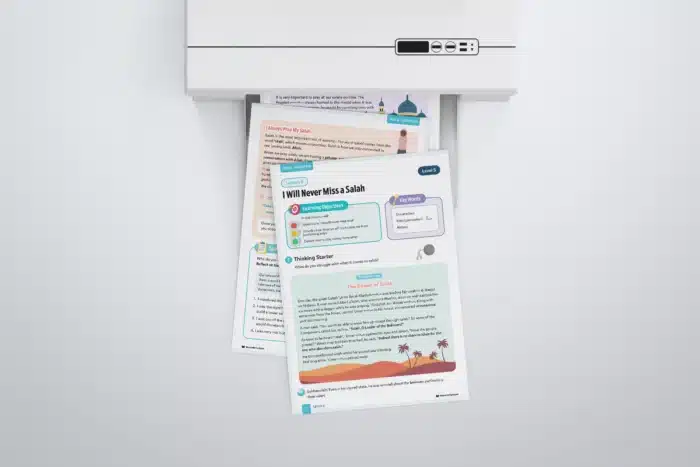 Lesson6-I-Will-Never-Miss-a-Salah-L5-Fiqh-Ubudiyyah-P1 to 3 - printer