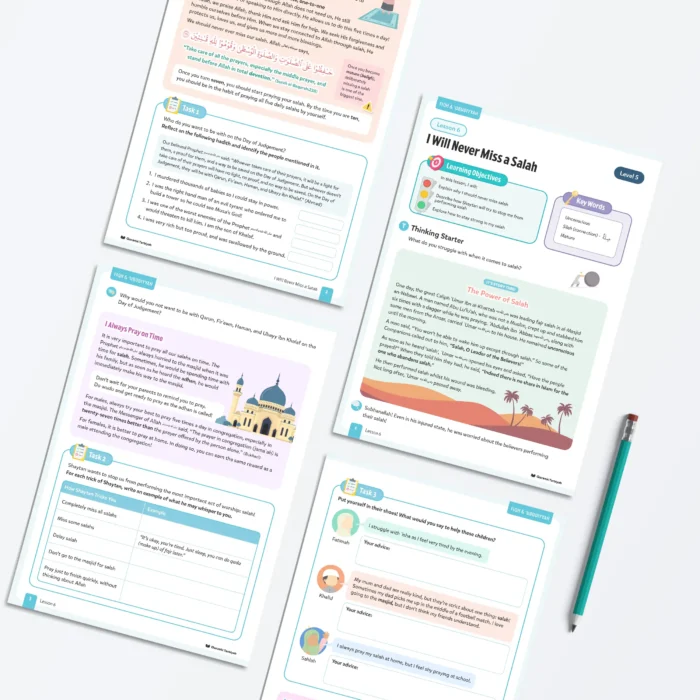 Lesson6-I-Will-Never-Miss-a-Salah-L5-Fiqh-Ubudiyyah-P1 to 4