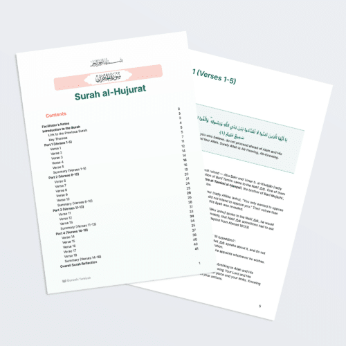 Surah al Hujurat Study Notes