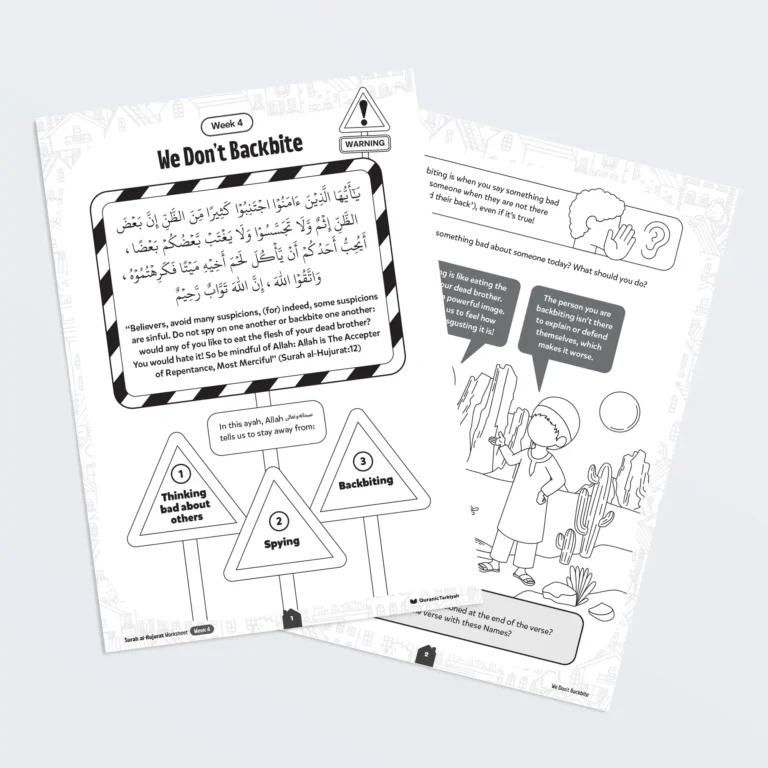 Surah-al-Hujurat-Week-4-We-Don’t-Backbite-Both-Pages-Featured