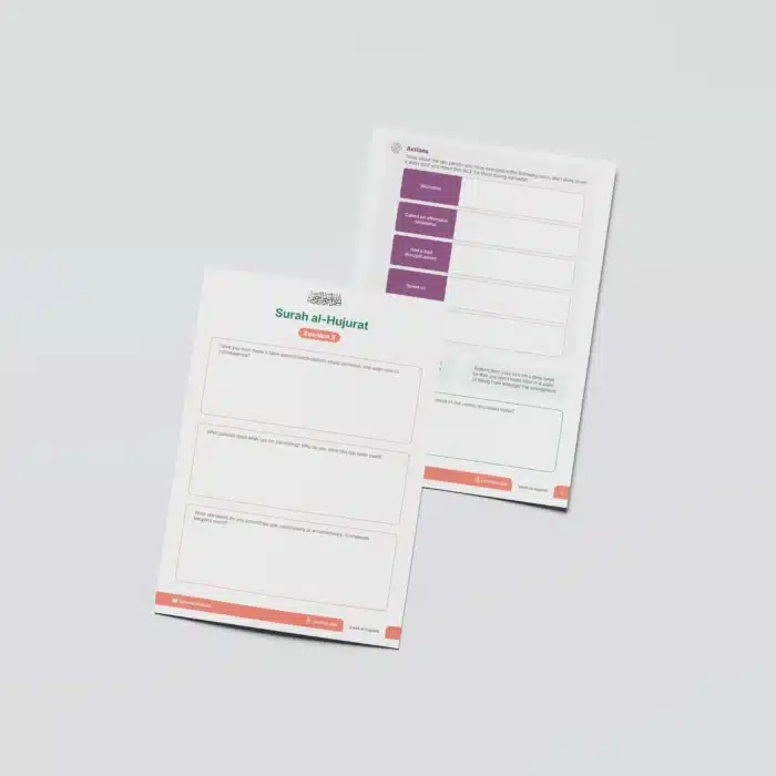 Worksheets-Surah-al-Hujurat-ForAdults-WK3-Both-pages