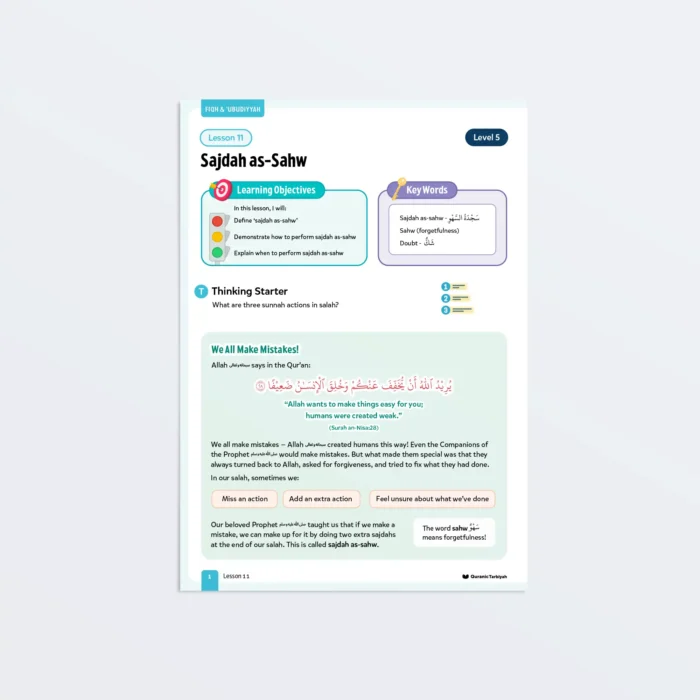 Lesson11-Sajdah-as-Sahw-L5-Fiqh-Ubudiyyah-P1 Featured