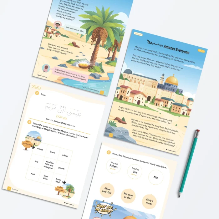 Lesson14-Isa-AS-Amazes-Everyone-L1-Sirah-Stories-P1-to-4