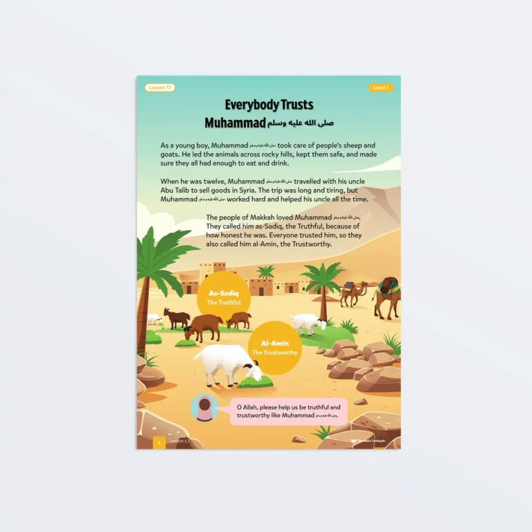 Lesson17-Everybody-Trusts-Muhammad-SAW-L1-Sirah-Stories-P1-Featured