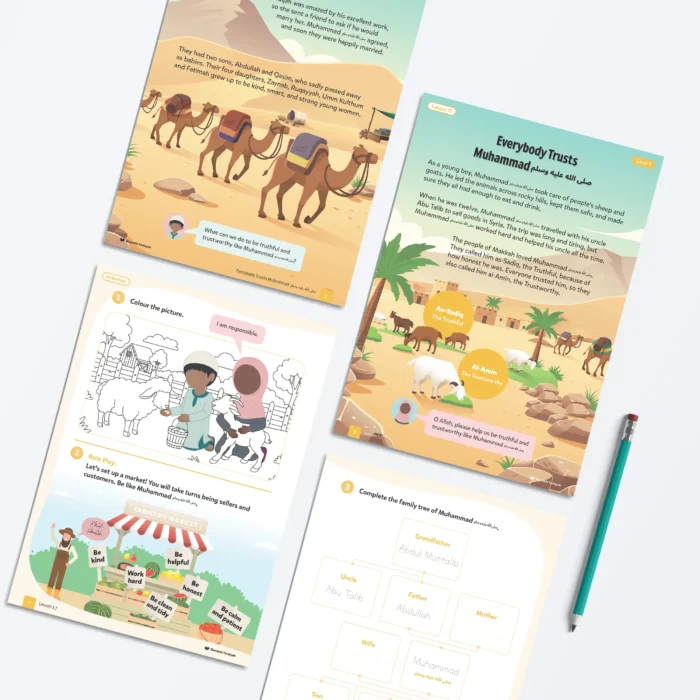 Lesson17-Everybody-Trusts-Muhammad-SAW-L1-Sirah-Stories-P1-to-4