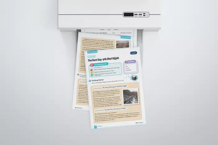 Lesson20-The-Best-Day-9th-Dhul-Hijjah-L5-Fiqh-Ubudiyyah-P1 to 3 printer