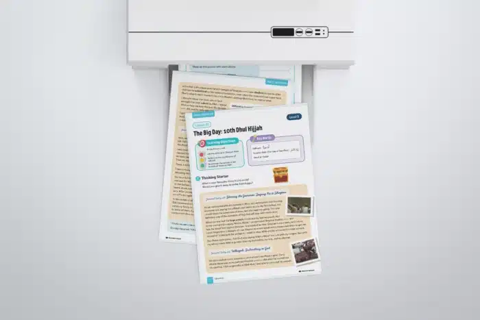 Lesson21-The-Big-Day-10th-Dhul-Hijjah-L5-Fiqh-Ubudiyyah-P1 to 3 printer