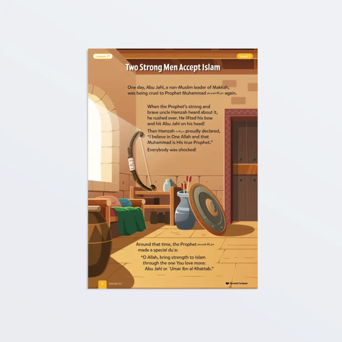 Lesson21-Two-Strong-Men-Accept-Islam-L1-Sirah-Stories-P1-Featured