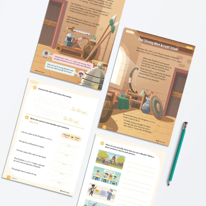 Lesson21-Two-Strong-Men-Accept-Islam-L1-Sirah-Stories-P1-to-4