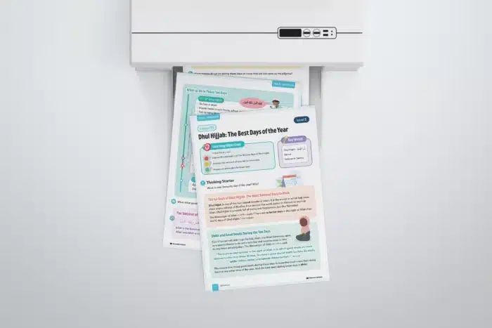 Lesson23-Dhul-Hijjah-The-Best-Days-of-The-Year-L5-Fiqh-Ubudiyyah-P1 to 3 printer