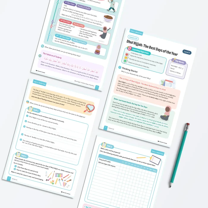 Lesson23-Dhul-Hijjah-The-Best-Days-of-The-Year-L5-Fiqh-Ubudiyyah-P1 to 4