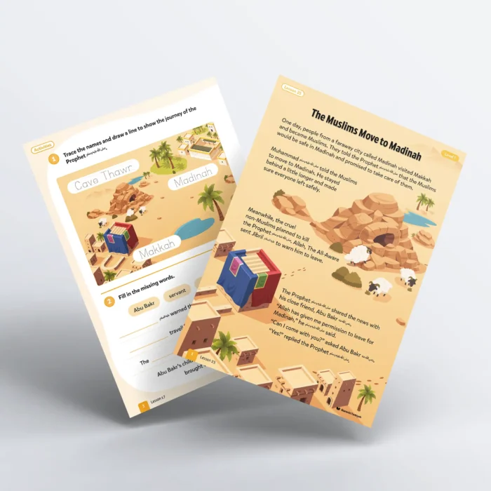 Lesson25-The-Muslims-Move-to-Madinah-L1-Sirah-Stories-P1-and-3