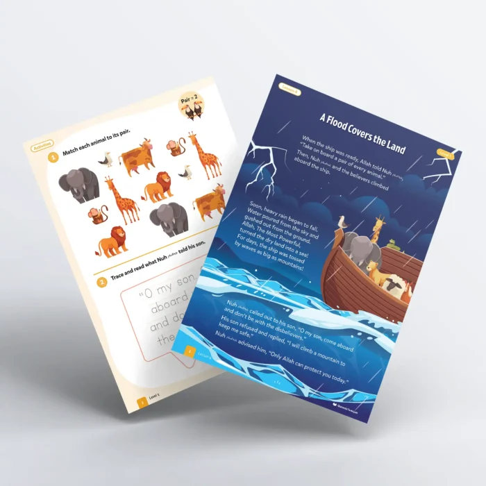 Lesson4-A-Flood-Covers-the-Land-L1-Sirah-Stories-P1-and-3