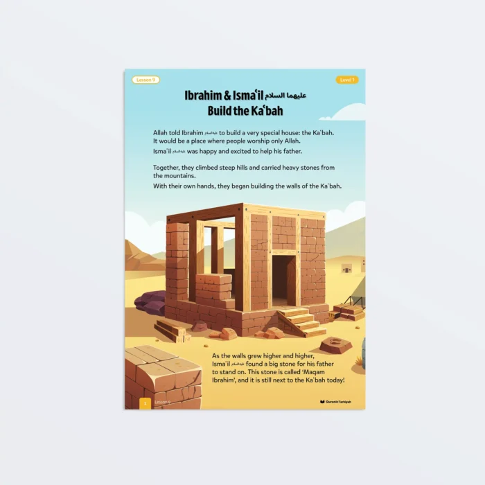 Lesson9-Ibrahim-and-Ismail-AS-Build-the-Kabah-L1-Sirah-Stories-P1-Featured