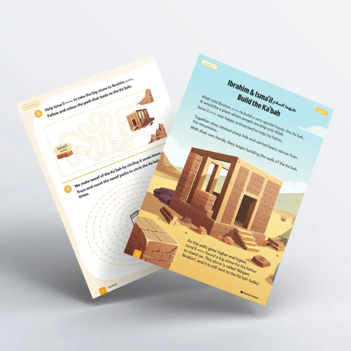 Lesson9-Ibrahim-and-Ismail-AS-Build-the-Kabah-L1-Sirah-Stories-P1-and-3
