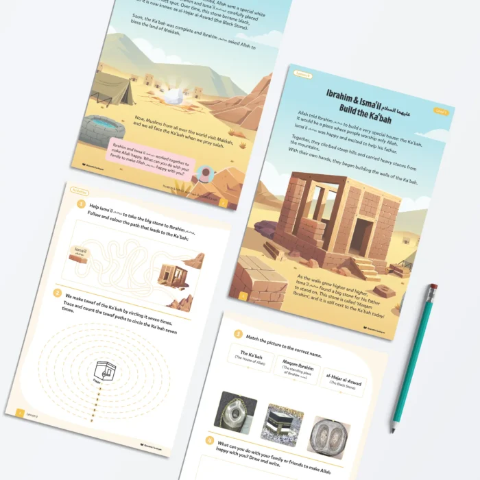 Lesson9-Ibrahim-and-Ismail-AS-Build-the-Kabah-L1-Sirah-Stories-P1-to-4