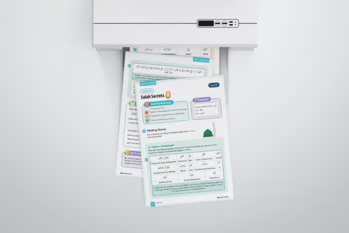 Lesson9-Salah-Secrets-6-L5-Fiqh-Ubudiyyah-P1 to 3 printer