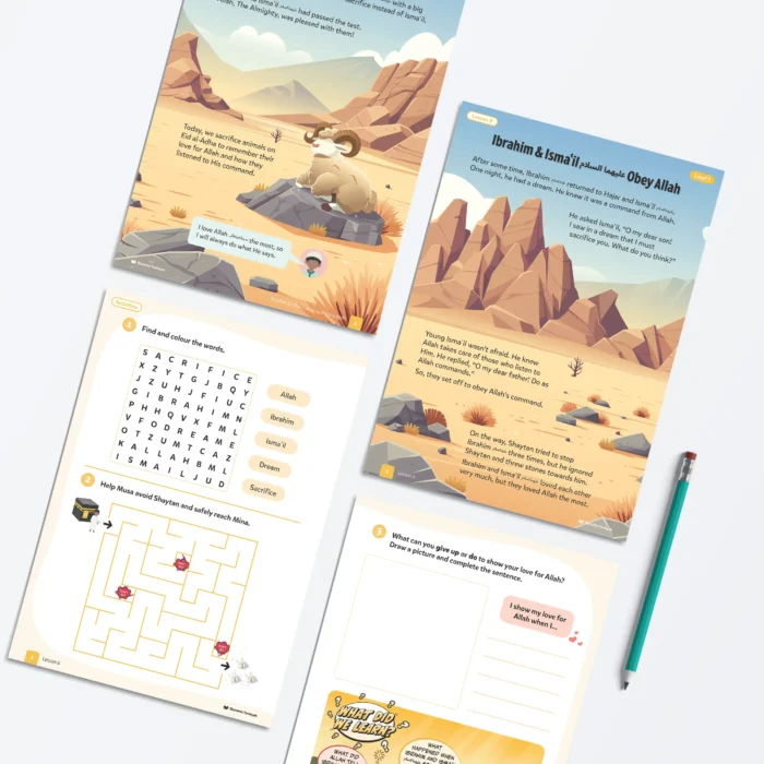 Lessson8-Ibrahim-and-Ismail-AS-Obey-Allah-L1-Sirah-Stories-P1-to-4