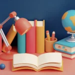 Why Our Children Should Read 1 3d artwork depicting an open book on a desk